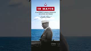 19 Mayıs Atatürk’ü Anma Gençlik ve Spor Bayramı Kutlu Olsun 🎩♥️ #atatürk #19mayıs #türkiye #gençlik