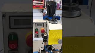 3d printed test of motor mount and pulley for PM-25 spindle