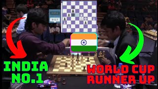 Praggnanandha lost to Gukesh | Tata steel chess India 2023 | #chess #praggnanandhaa #gukesh #hikaru