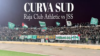 4K صوت الكورفا سود🎶🥁 مباراة نادي الرجاء الرياضي ضد شباب السوالم -Raja Club Athletic vs JSS