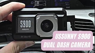 Ussunny S900 Dual Dash Camera for Cars with 3-inch Touchscreen Review & Unbox