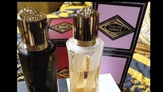 Versace  perfumes review 🖤 Atelier Versace VANILLE ROUGE 🖤 JASMIN ou SOLEIL 🖤