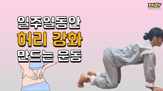 줌라이브 다시보기)시원하게 골반&허리 풀어주는 쉬운 스트레칭/2022.7.06(수)