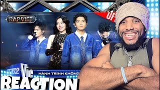 HÀNH TRÌNH KHÔNG DỪNG - MANBO kết hợp cùng Orange toả sáng với 4 chọn | Rap Việt 2024 (REACTION)