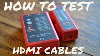 Faulty HDMI Cable Tester - How To Test HDMI Cables