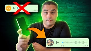 Como enviar Áudios no WhatsApp COMO SE TIVESSEM SIDO GRAVADOS NA HORA