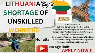 EASIEST WAY RELOCATE TO LITHUANIA 🇱🇹+HIGH WAGE, APPLICATION PROCESS #study #workpermit