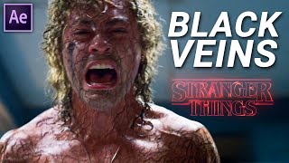 BLACK VEINS Effect From STRANGER THINGS (After Effects Tutorial)