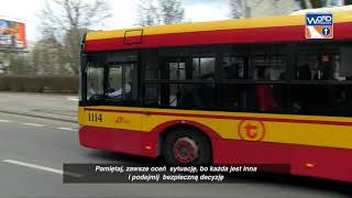 Przejazd obok przystanku tramwajowego i autobusowego" - Poradnik WORD Warszawa