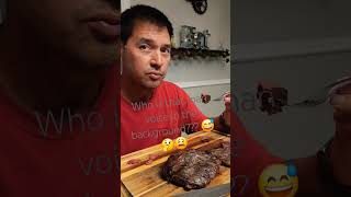 Steak dinner #filipina #carnivore #husbandwifecomedy #dowhatyoulove #lovefood #hangersteak