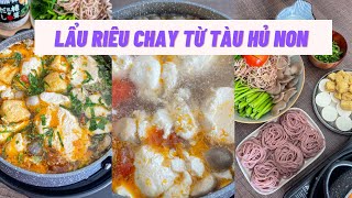 Mẹo hay tạo riêu chay từ tàu hủ non ngon đến bất ngờ | Lẩu riêu chay ngon