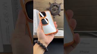 iPhone New Sunglasses Phone Case In Orange Colour 🧡 #shorts #new #viral #trending #iphone #apple