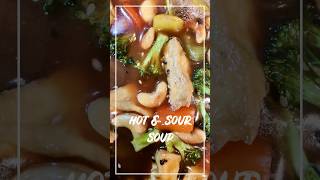 Hot & Sour Soup #soup #shorts #onepotrecipe