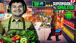 Primeira Experiência com Supermarket Simulator no Android - Gameplay Inédita!