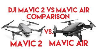 Dji Mavic 2 vs. Dji mavic air, Battery, speed, and return to home tests! #dji #djimavic2