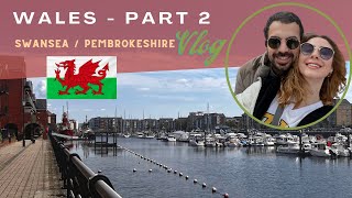 WALES VLOG PART 2 -Swansea and Pembrokeshire- | Galler gezisi / Okyanusun ortasından yürüdük!!