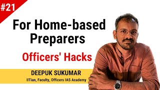 For Home-based Preparers | Hack 21 | Deepuk Sukumar | Officers’ Hacks