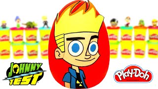 Ovo Surpresa Gigante Johnny Test em Português Brasil Massinha Play Doh