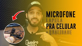 MICROFONE DE LAPELA PARA CELULAR (Custo Benefício),  Boya By-M1