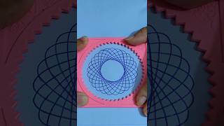 Amazing Spirograph Art 😍 #spirograph #satisfying #asmr #ytshorts #trending #art #drawing #shorts