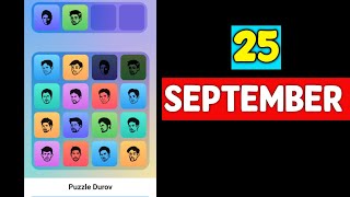 25 September Major puzzle durov Solved Today | Major Daily combo card 25 September Major puzzle duro