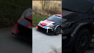 Kalle Rovanperä testing Toyota GR Yaris Rally1 in Croatia on April 5th, 2023