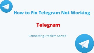 telegram ka connecting problem kaise theek karen | How to Fix Telegram Connecting Problem