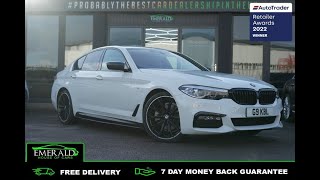 2017 17 BMW 5 SERIES 2.0 520D XDRIVE M SPORT 4D 188 BHP/G9 KBL