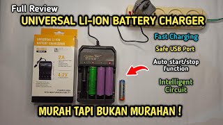 SUPERMURAH! Charger Baterai Lithium 18650 Murah Berkualitas Terbaru Tahun ini