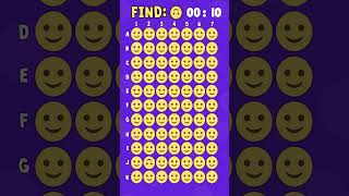 Find mismatching emoji!