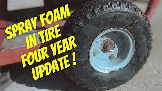 Expanding Foam in a Tire (Four Year Update Review)