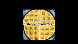 Broccoli Waffles .. Healthy snack! #broccolirecipe #waffle #shortvideo #shorts #short