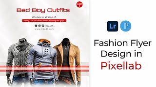 How to Create a Fashion Flyer Design In Pixellab😱Flyer Design with Pixellab/ Smartphone Flyer Design