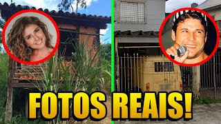 As CASAS dos Famosos ANTES da Fama!