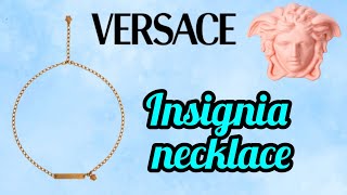 VERSACE NECKLACE / UNBOXING / INSIGNIA NECKLACE / DESIGNER COSTUME JEWELRY JEWELRY