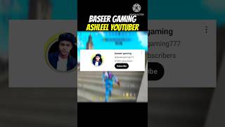 Ashleel YouTuber baseer gaming 😱🔥 Baseer gaming roast || #shorts #freefire #freefireshorts #satvik