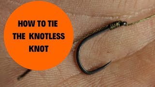 HOW TO TIE THE KNOTLESS KNOT