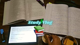 Study Vlog class 11✨ Studying after School and on a Holiday