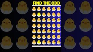 Find the odd one out #howgoodareyoureyes #emojichallenge #puzzlegame #spotthedifference