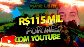 GANHANDO R$ 115 MIL / mês  AOS 22 ANOS DE IDADE NO YOUTUBE | SEM APARECER | JOGANDO VIDEO GAME?