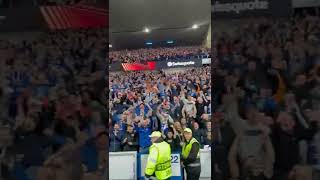 John Lundstam is the best on Earth - Rangers fans at Ibrox