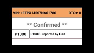 OBD2: P1000 - Hacking the protocol with my CAN software