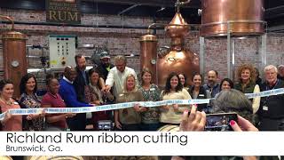 Richland Rum ribbon cutting