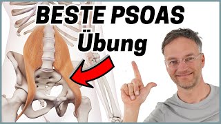 PSOAS dehnen und HÜFTE öffnen (geniale Übung + BONUS ISG)