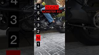 Maximum speed for each gear on a Ducati Monster 937