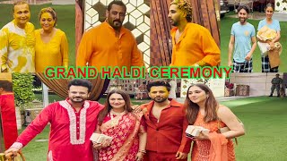 Ambani's Grand Haldi Celebration :Salman Khan Rahul Vaidya Disha Parmar And Many More