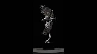 American Bald Eagle Scaled Down 2023 in Silver