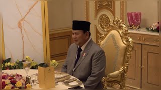 HINGGA DIJAMU MAKAN SIANG PRIVAT OLEH SULTAN, KUNKER PRABOWO KE BRUNEI