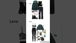 Lisa or Lena | CUTE OUTIFTS! #lisaorlena #fashionstyle #outfitideas #short #shortsvideo