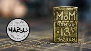 HABU \\ Custom Etched "Men Of Mayhem" Zippo